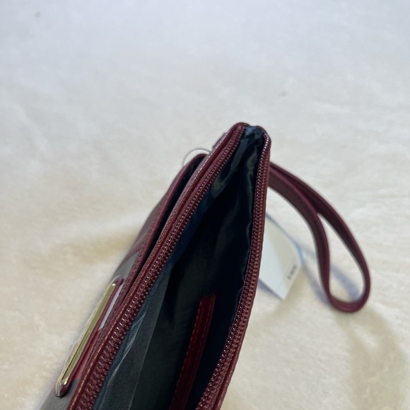 Tommy Hilfiger Burgundy and Navy Wristlet Clutch - Picture 3 of 5